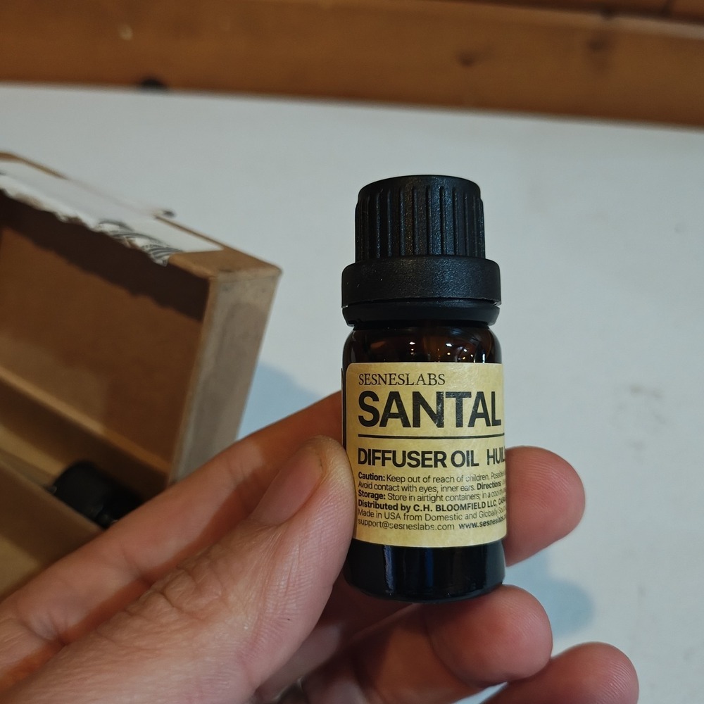 Santal Diffuser Oil, Niche Scent, Amber Coco Vanilla 0.33 Fl Oz (Pack of 1) ZC4 - Picture 4 of 5
